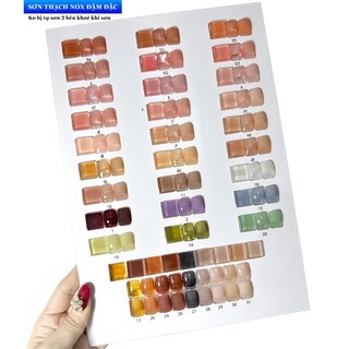Set 36c thạch nox đậm đặc ko bị tụ 2 bên khoé khi sơn