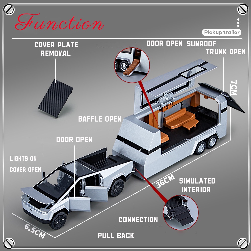 Mô Hình Xe Hơi Tesla Bằng Hợp Kim Có Đèn Và Âm Thanh Tỉ Lệ 1: 32 Làm Quà Sinh Nhật Cho Bé Trai
