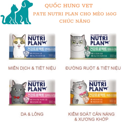 Pate đóng hộp Nutriplan Nutri Plan TS thực phẩm chức năng -Quốc Hưng Vet