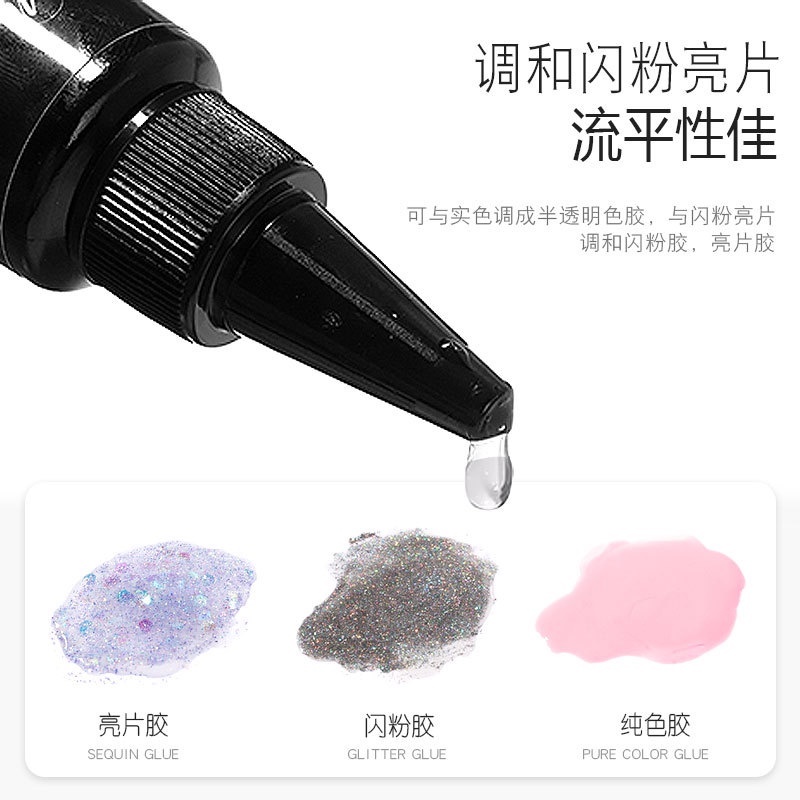 Keo trộn đa dạng MISSCHEERING trong suốt trang trí tiện lợi