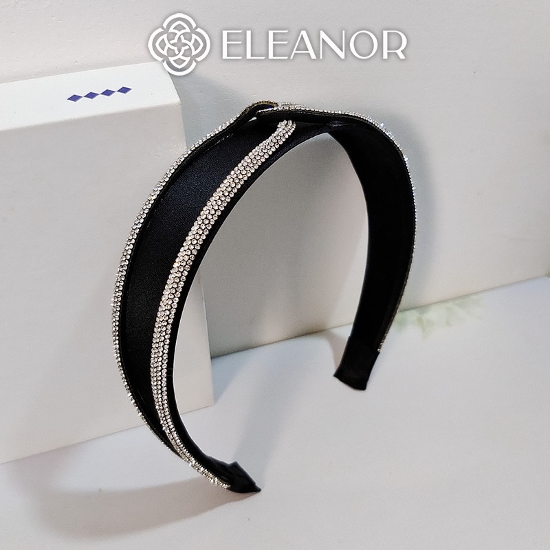 Băng đô cài tóc nữ Eleanor Accessories viền đính đá basic phụ kiện tóc 5092