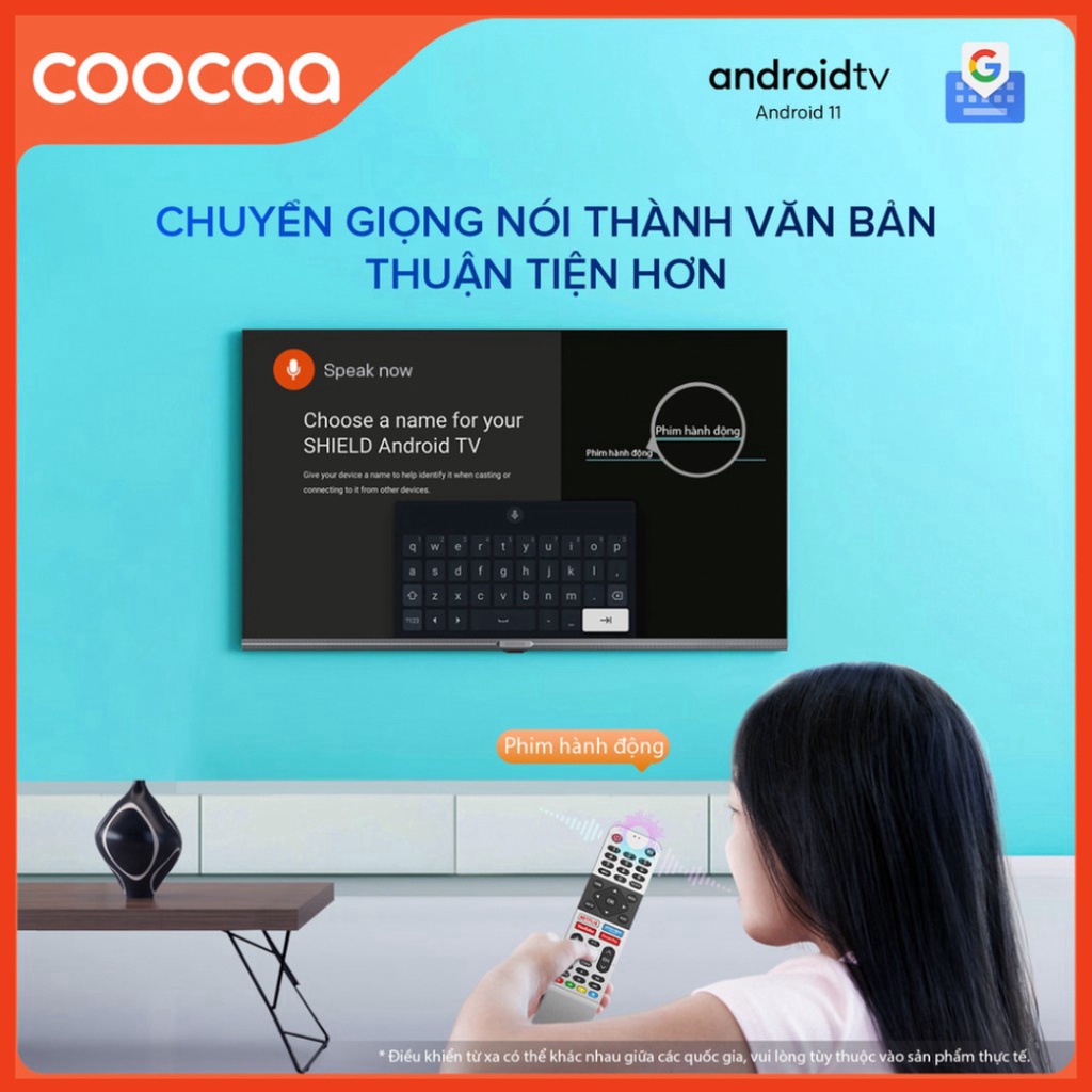 Smart TV HD Coocaa 32 Inch Wifi - 32S7G - Android 11 - Viền mỏng - Miễn phí lắp đặt