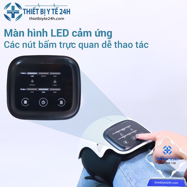 Máy Mát Xa Đầu Gối Nhiệt Hồng Ngoại  Hỗ Trợ Giảm Ngay Tình Trạng Đau Nhức, Khó Chịu Ở Khớp Gối K-705