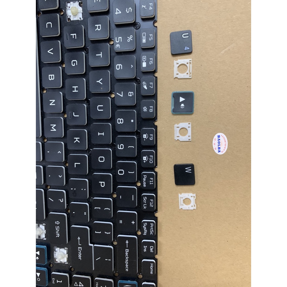 Keycap Phím lẻ - Xương phím + nút cho các dòng laptop Acer Aspire