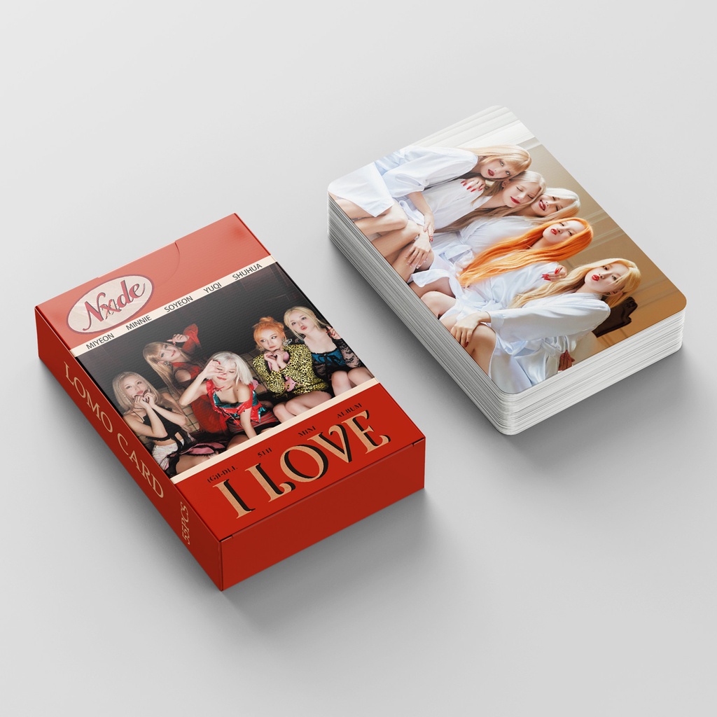 G-IDLE Album I Love NUDE Photocard I-DLE I NEVER DIE & 《Just Me I-DLE》Minnie Lomo Card