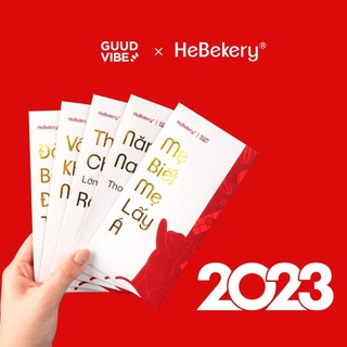 Combo 5 bao lì xì tết quý mão 2023 guudvibe x hebekery | số lượng có hạn