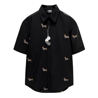 ÁO SƠ MI cún DACHSHUND CHUỘT TRẮNG