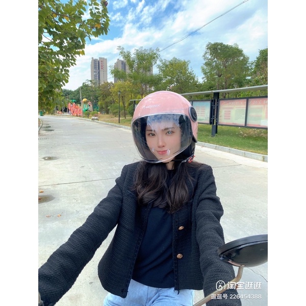 Mũ Bảo Hiểm 3/4 PHOENIX Đạt Tiêu Chuẩn 3C Cao Cấp - Cáo Đeo Nơ