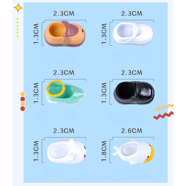 Giày Da PVC Nam Châm Cho Búp Bê ob11 YMY ddf GSC Clay Man YMY obitsu11 1 / 12 BJD BODY9