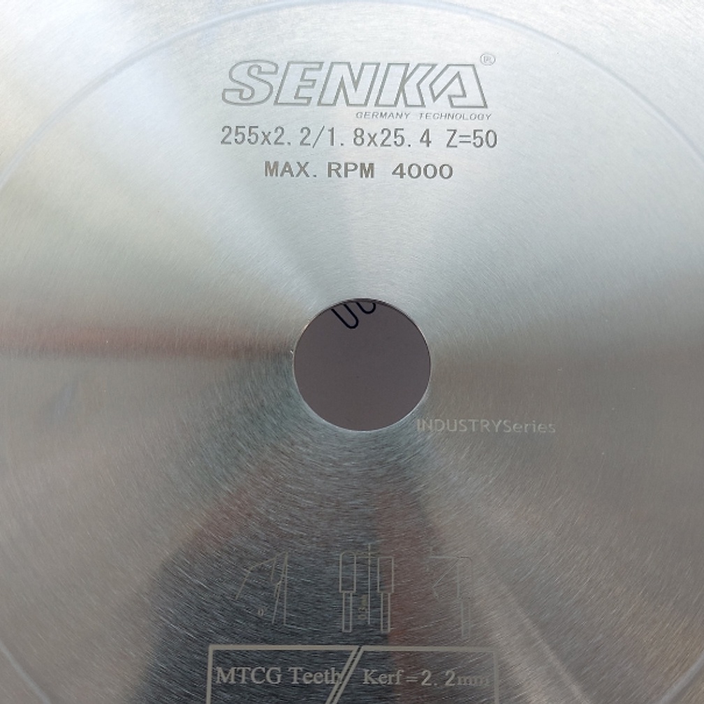 Lưỡi cắt sắt hợp kim 255mm 50 răng SENKA dùng cho Máy điều chỉnh tua chậm