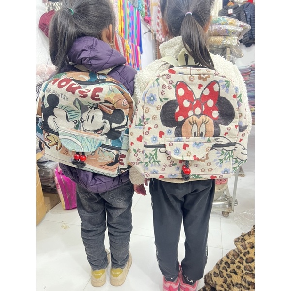 Ba Lô Thổ Cẩm hàng sẵn ship size 30cm x 40cm