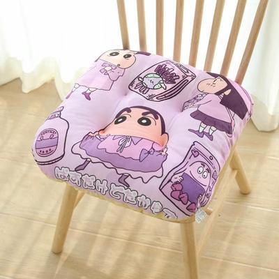 Đệm Lót Ghế Ngồi Xe Hơi / Văn Phòng Hình Cậu Bé Bút Chì Shin-chan Nhồi Bông Dày Dặn Mềm Mại Chống Trượt