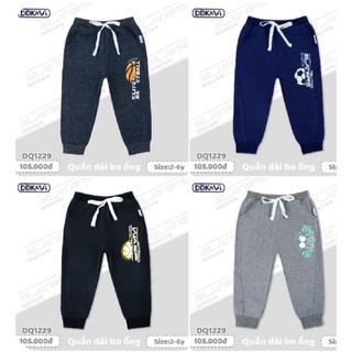 Quần dài cotton lót nỉ DQ1229 (Sz 2-6y)