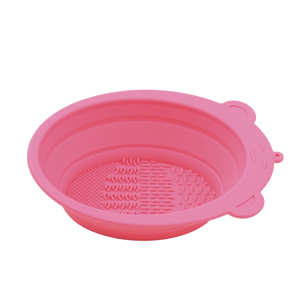 1 Dụng Cụ Vệ Sinh Cọ Trang Điểm Bằng Silicone Tiện Dụng