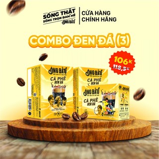 Combo 3 hộp - cà phê đen đá