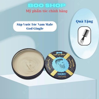 Sáp vuốt tóc clay cao cấp MALE GOD GINGLE - sáp vuốt tóc clay không nhờn không bết tạo phồng tốt 138g