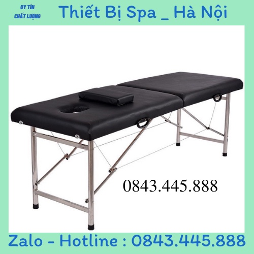 Giường Vali chân inox dùng nối mi, phun xăm, massage