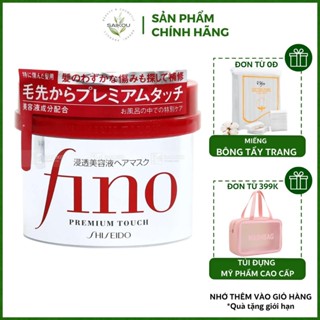 Kem ủ tóc fino premium touch 230 g nhật bản, kem ủ tóc fino shiseido phục hồi hư tổn khô xơ dưỡng tóc mềm mượt saikou