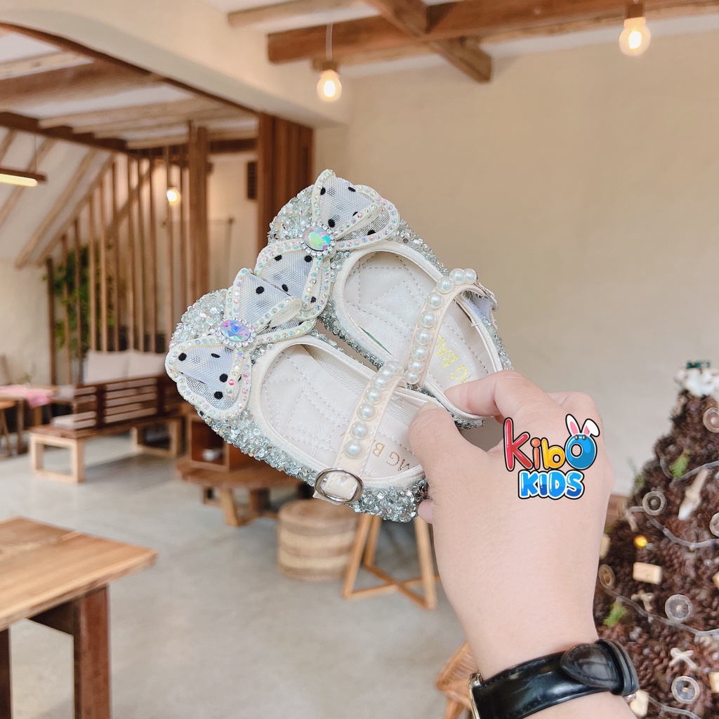 Giày Búp Bê Da Mềm Kiểu Dáng Đáng Yêu Cho Bé Gái 2-16 Tuổi BB527