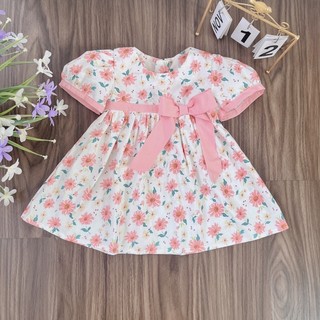 Váy Bé Gái7-21kg 💕𝑭𝑹𝑬𝑬𝑺𝑯𝑰𝑷 💕 NHƯ Ý HOUSE'S- Đầm Công Chúa 1,2,3,4,5 tuổi- váy hoa thô lụa hồng thô ngực - 8-22k
