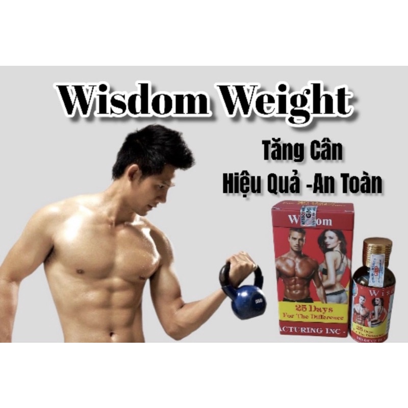 Vitamin Tăng cân Wisdom Weight chính hãng