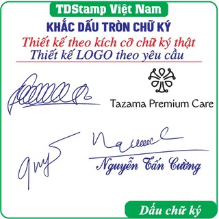 Dấu chữ ký, dấu Logo, Thiết kế theo Yêu Cầu