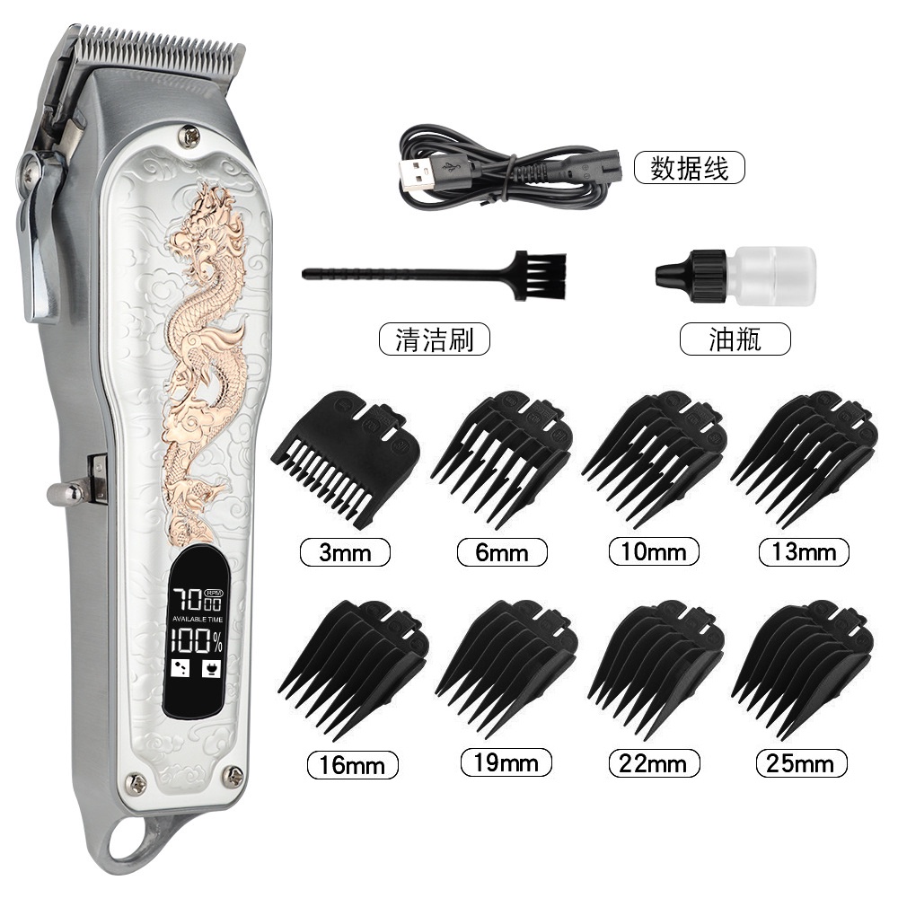 Bộ Tông Đơ Cắt Tóc Không Dây USB Chuyên Nghiệp Cho Nam