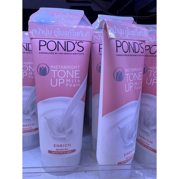Sữa Rửa Mặt Pond s Trắng Da Mờ Thâm Sữa Rửa Mặt Làm Sáng Da Ponds Tone Up Milk Foarm 100g
