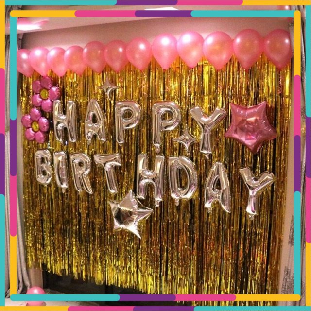 Rèm trang trí lấp lánh cao 2m rộng 1m - HN3