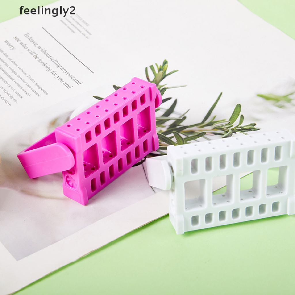 Giá Đỡ Mũi Khoan Móng Tay 8 Lỗ Trưng Bày Kèm Vỏ Bọc