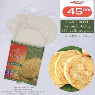 Bánh Roti Parathe Vị Truyền Thống Spring Home Singapore