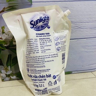 Nước rửa chén sunlight túi chanh 3.5kg size khủng mới - ảnh sản phẩm 4