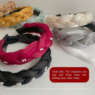 Bờm tóc nữ DECOCO ACC Nomi lụa satin đeo Tết DECOCO ACC ACCESSORIES