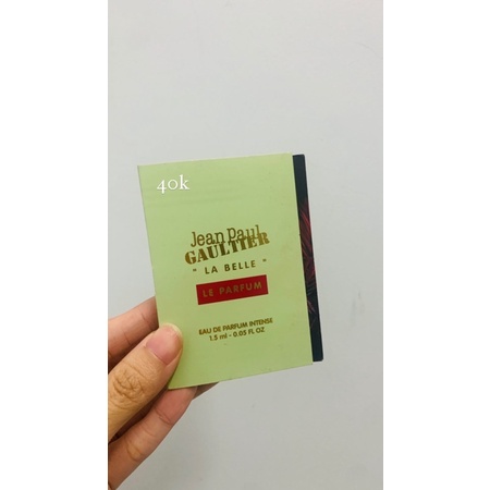 Vial nước hoa chính hãng dạng xịt