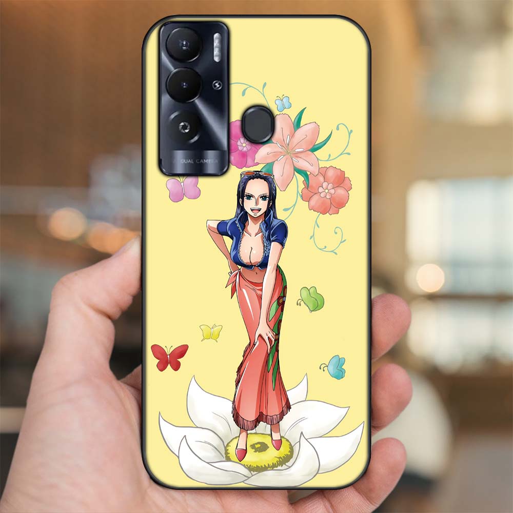 Ốp lưng Vivo V25E viền đen in hình Nico Robin One Piece Đảo Hải Tặc