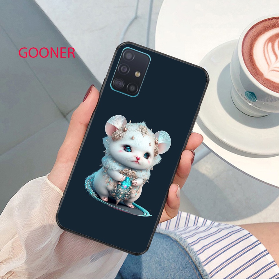 Ốp LƯNG  SAMSUNG A51, A31, A71,M51 CAO CẤP IN HÌNH 12 CON GIÁP CÁ TÍNH SIÊU ĐẸP