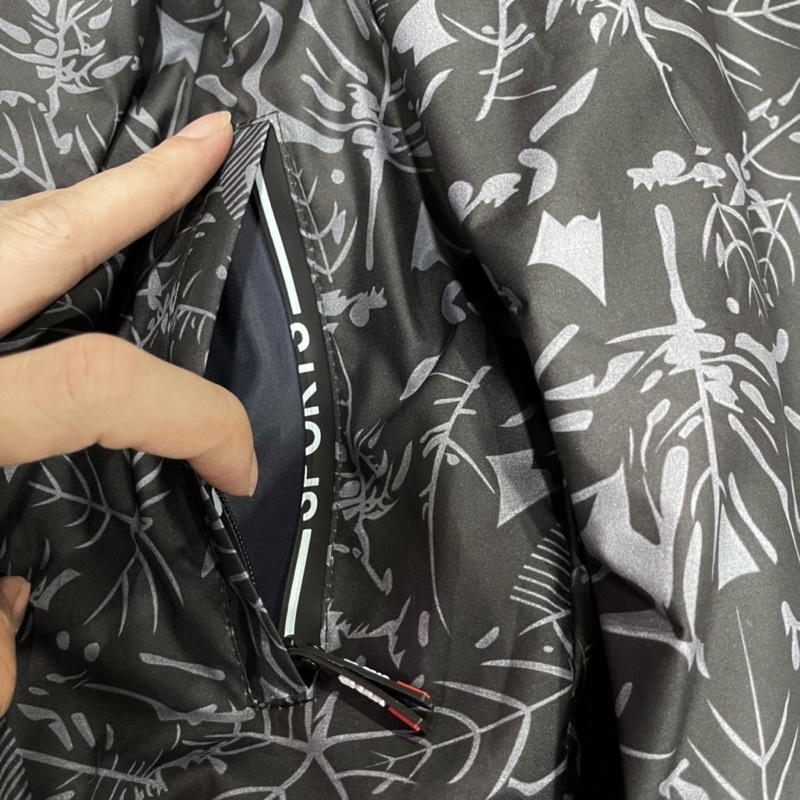 Áo khoác nam bomber hai lớp  áo gió nam bomber in hoa hoạ tiết độc lạ phong cách trẻ trung