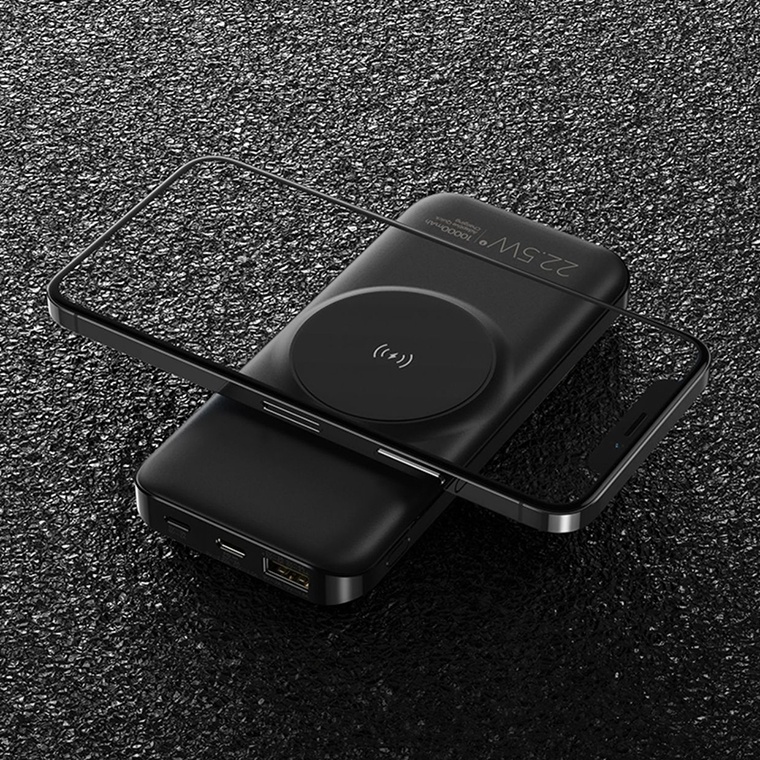 Pin Sạc dự phòng sạc nhanh không dây PISEN PRO Wireless 10000mAh , 22.5W (KC-DY04)