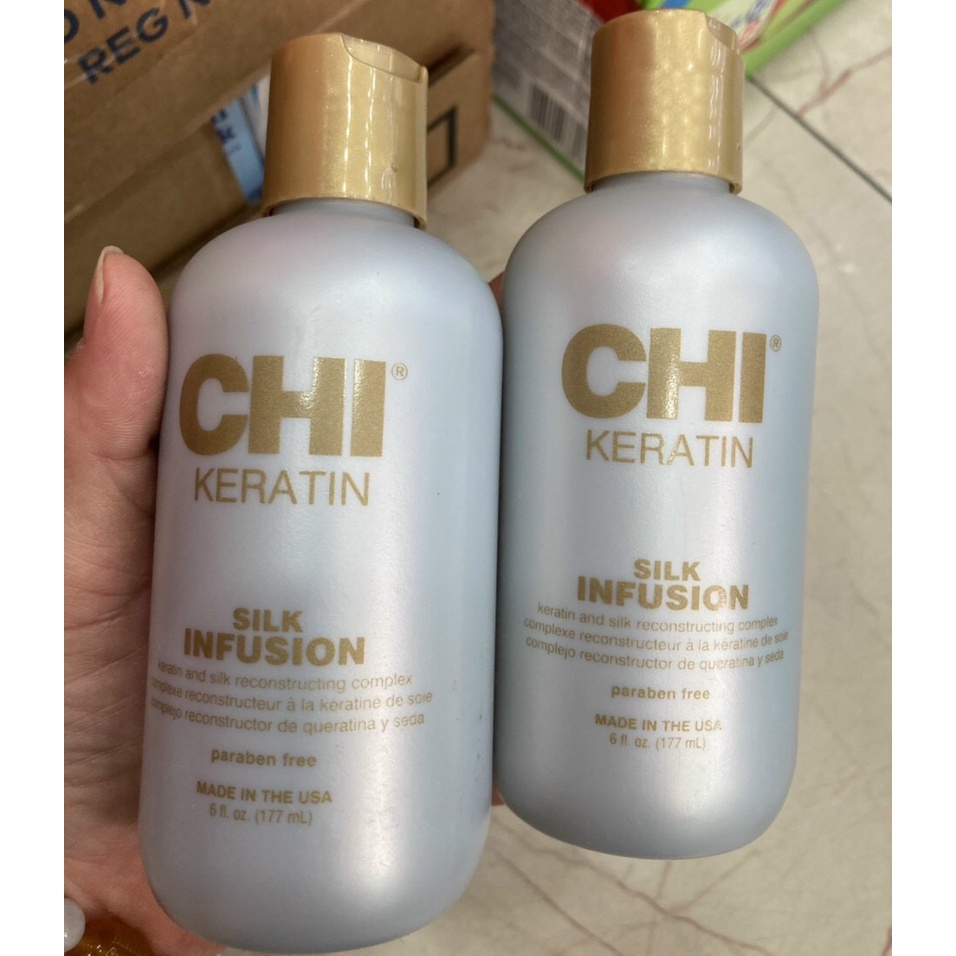 Tinh dầu dưỡng tóc CHI Silk Infusion các loại 177ml