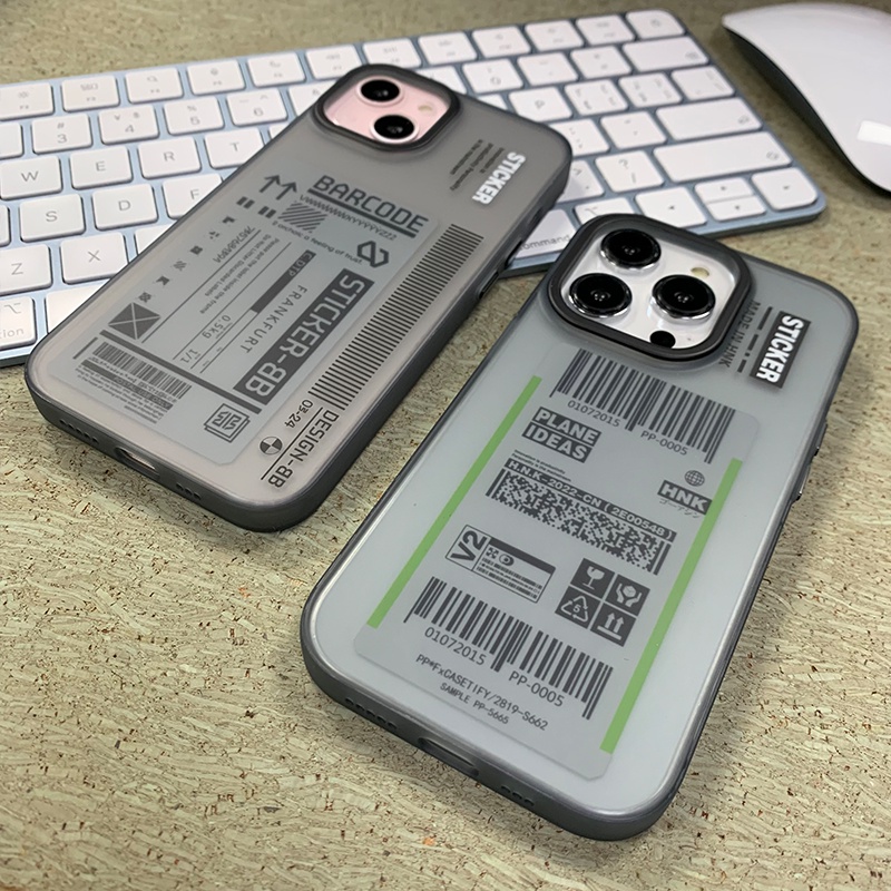 Ốp Điện Thoại Cứng Hai Mặt Nhám In Hình Vé Máy Bay Cho iPhone 14 / 13 / 12 Pro max / 13Pro / 12Pro / 12 / iPhone 11 / 14 plus