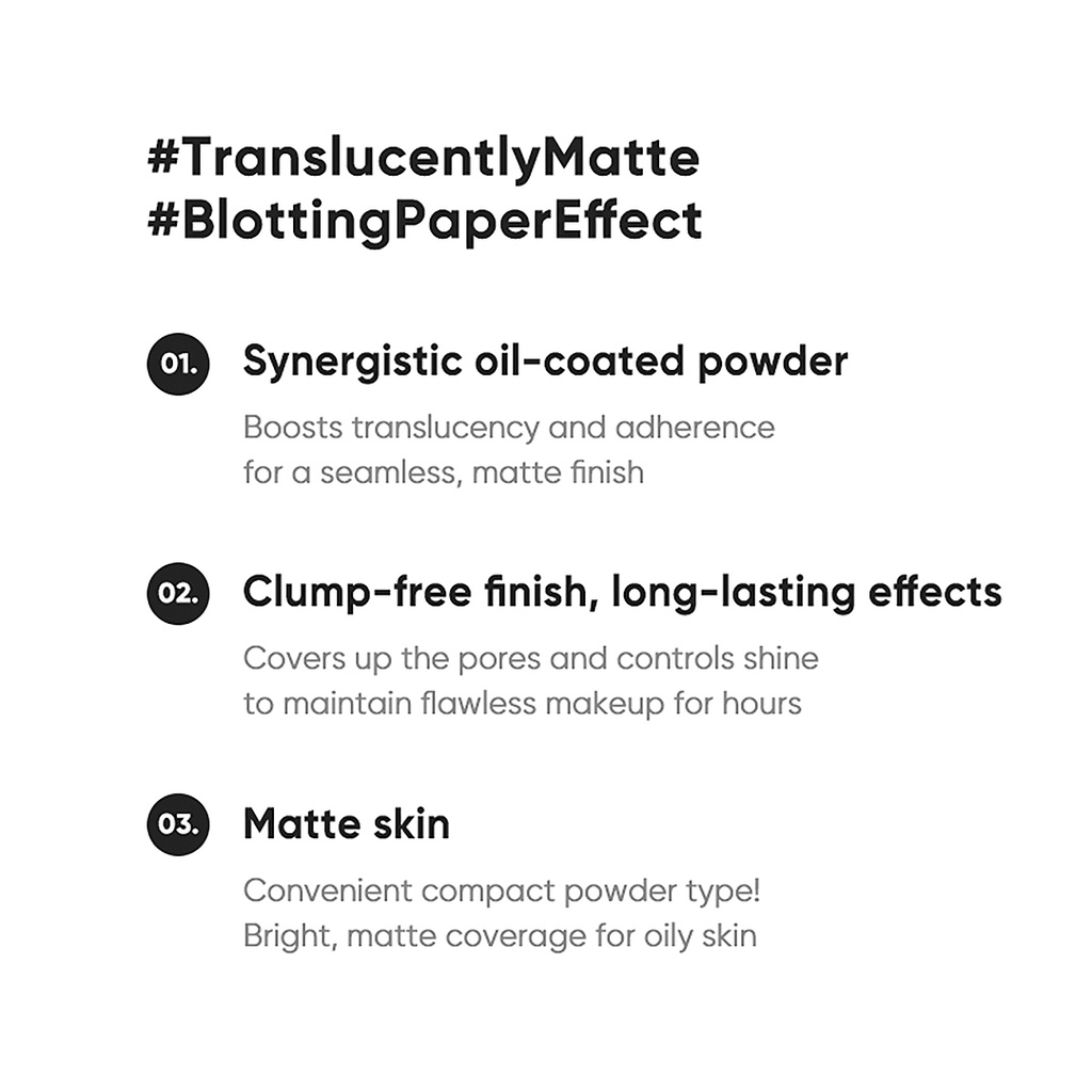 BANILA CO Prime Primer Finish Powder 12g, 5g / Fit Pact 6.5g / Setting Fixer 100ml - Translucently Matte, Blotting Paper Effect