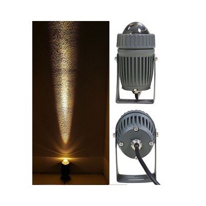 Đèn rọi chuột rọi sân vườn, tòa nhà 10w ánh sáng vàng nhạt 3000K, trung tính