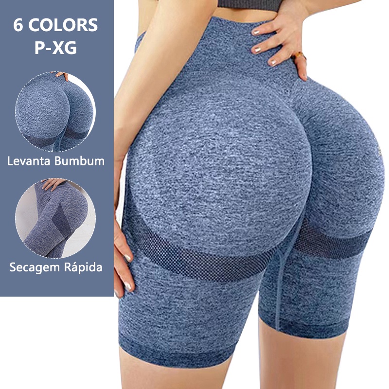 Quần Short Legging Lưng Cao / Không Đường May / Tập Yoga / Gym / Chạy Bộ / Đi Xe Đạp / Chạy Bộ / Đạp Xe Dành Cho Nữ