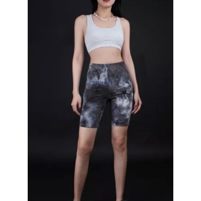Quần Ngố lửng thun nữ woas loang _ quần short legging nữ ( combo 3 quần 120k)