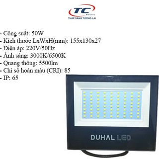 Đèn pha led mini kdj 50w