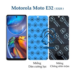Dán cường lực dẻo nano Motorola Moto E32 trong suốt và chống nhìn trộm