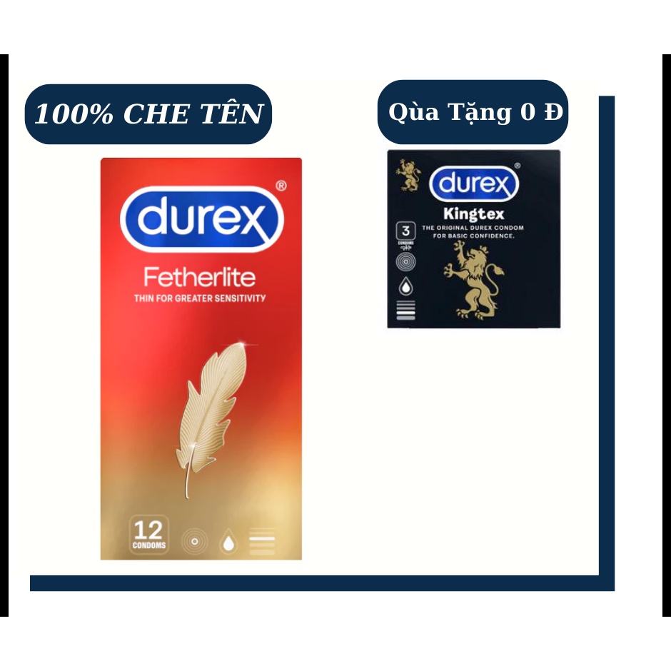 Bao cao su Durex Fetherlite Ultima 12 bao(Durex Fetherlite)