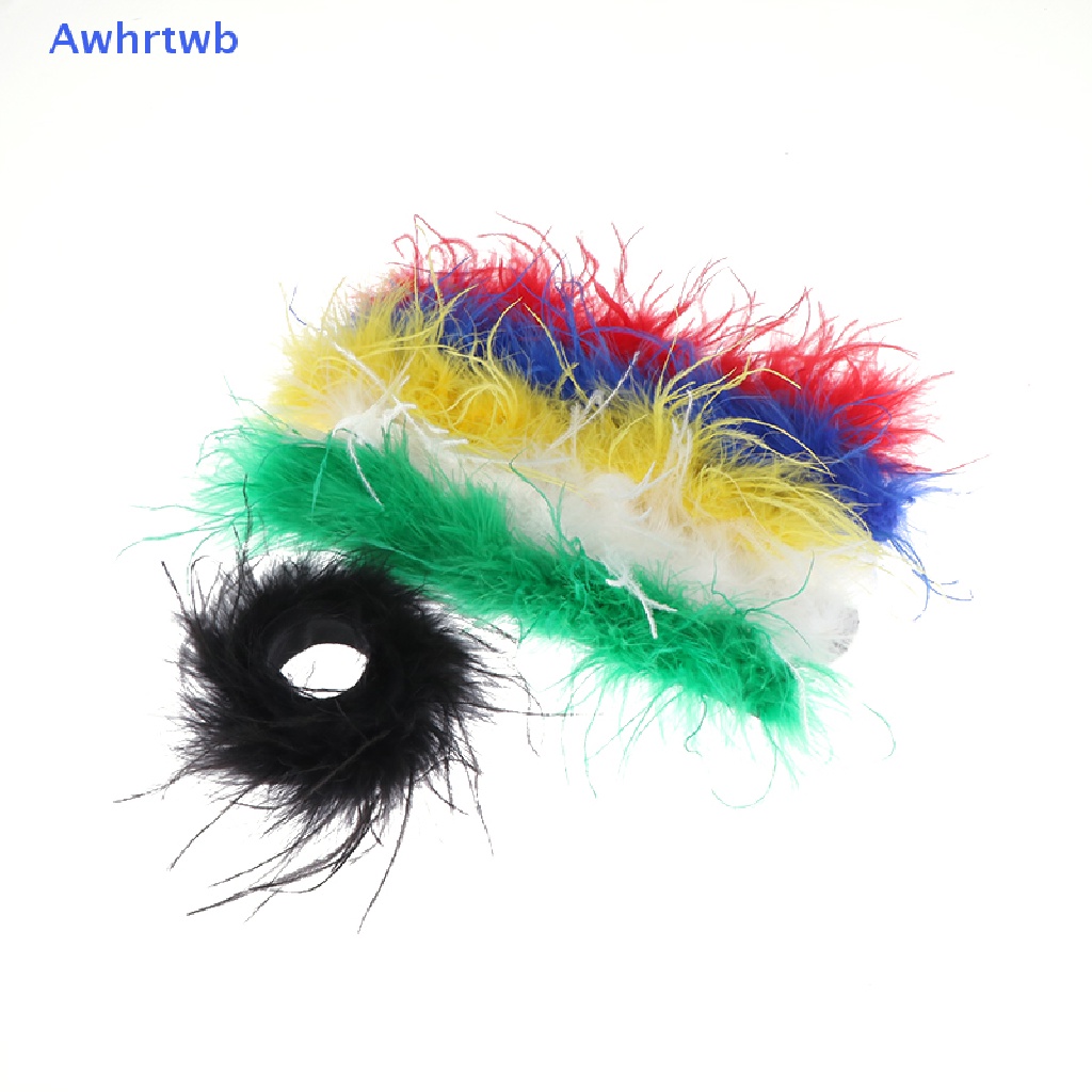 Awhrtwb Lông Đà Điểu Màu Trơn Phối Lông Vũ Phụ Kiện Trang Sức Dự Tiệc Dành Cho Nữ Mới