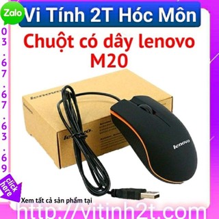 Chuột máy tính có dây lenovo m20 vi tính 2t hóc môn