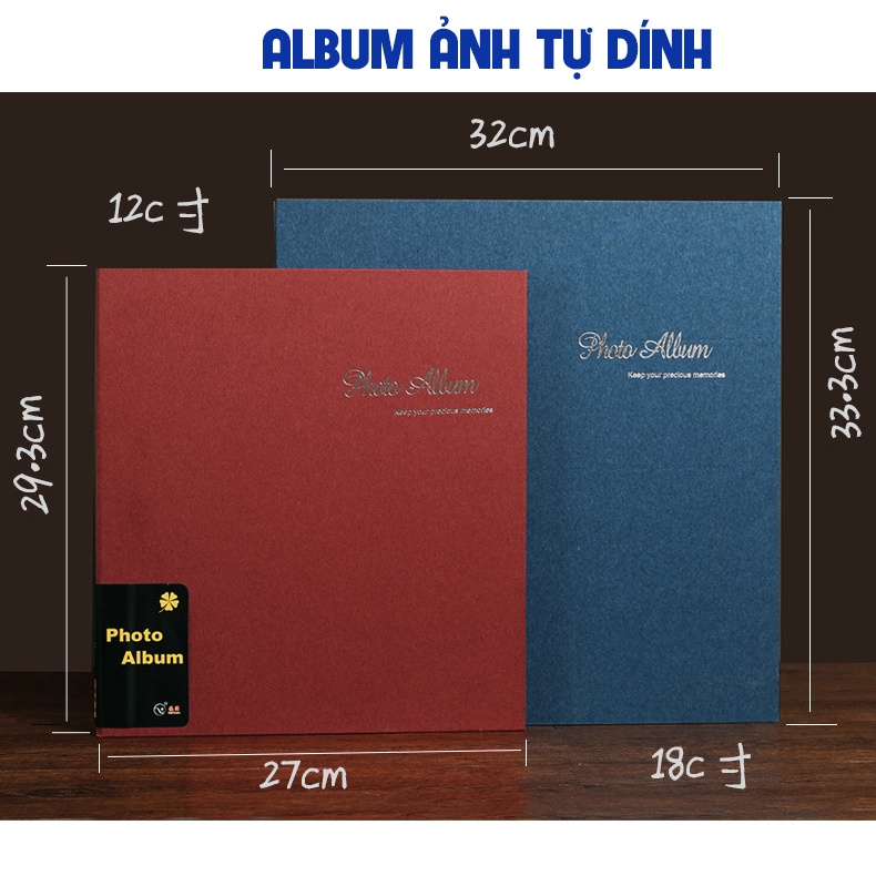 Album ảnh cỡ A4 tự dán ảnh/Album DIY/tự làm Album